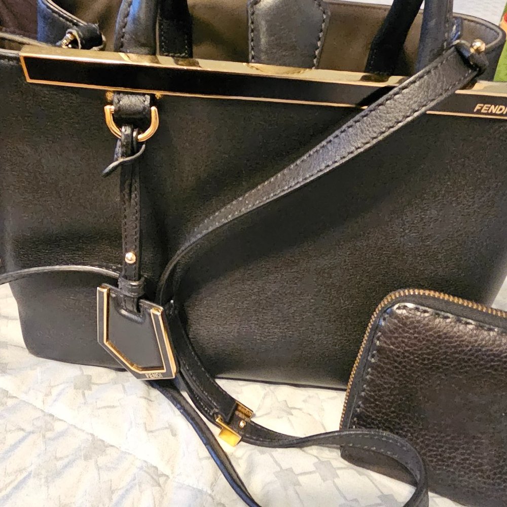 Vintage Fendi bag and wallet